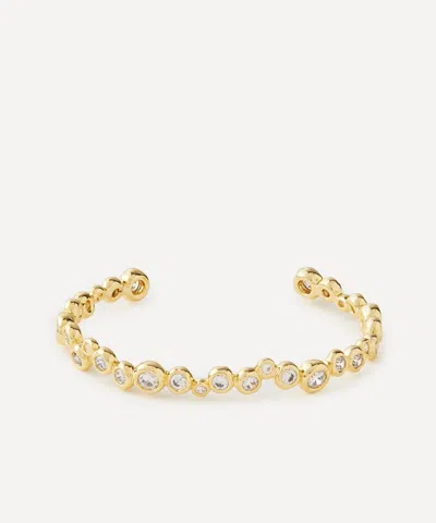 ALEXIS BITTAR ALEXIS BITTAR 14CT GOLD-PLATED ASTERALES SKINNY CUFF BRACELET