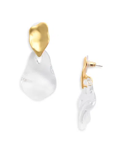 ALEXIS BITTAR LIQUID LUCITE WAFER EARRINGS