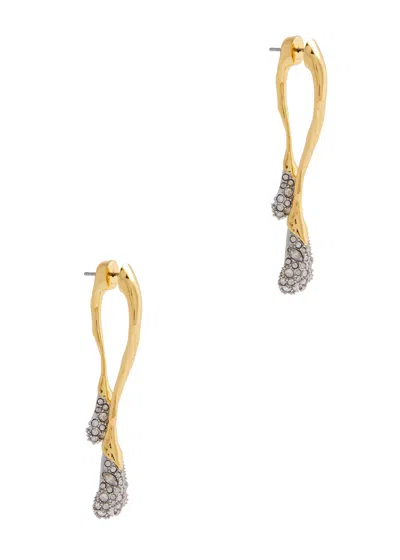 ALEXIS BITTAR ALEXIS BITTAR SOLANALES 14KT GOLD-PLATED DROP EARRINGS