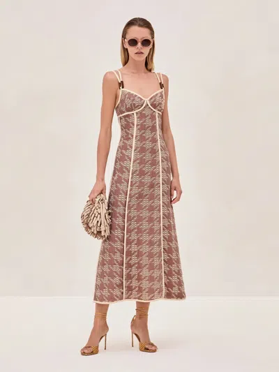 ALEXIS BRONZEN DRESS