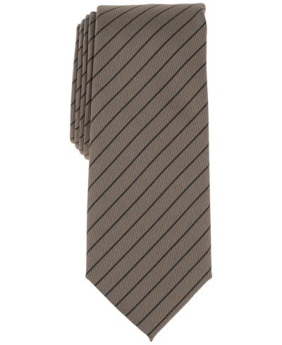 ALFANI MEN'S TYRI SLIM STRIPED TIE, EXCLUSIVELY AT MACY'S