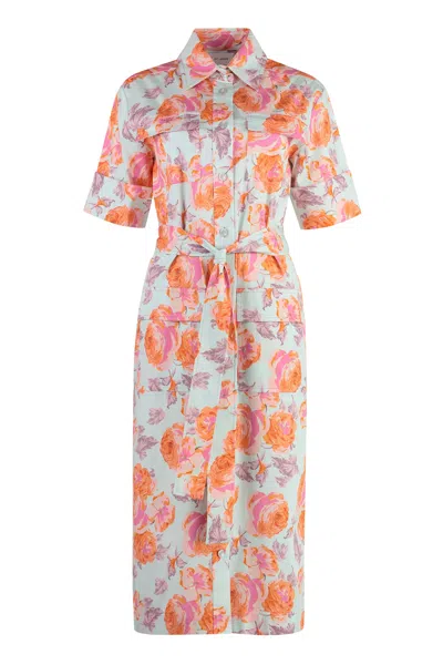 ALFIERI &AMP; ST.JOHN BELTED SHIRTDRESS