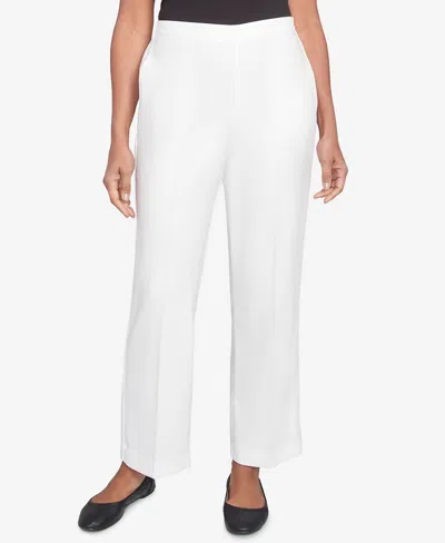 ALFRED DUNNER WOMEN'S ESTATE OF MIND ESTATE PULL-ON MEDIUM LENGTH PANTS