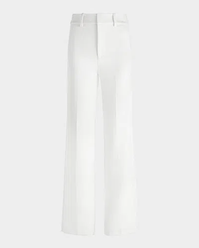 ALICE AND OLIVIA ALEXANDER TWILL SATEEN TROUSERS