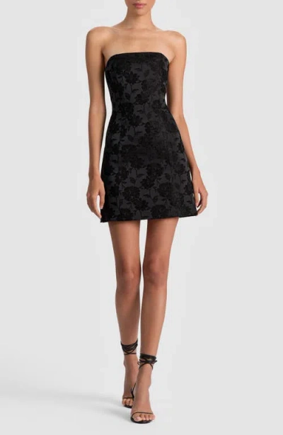 ALICE AND OLIVIA ALICE + OLIVIA VELIA REMOVABLE STRAP MINIDRESS