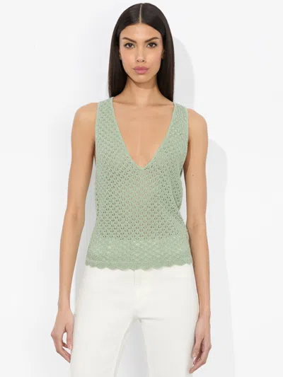ALICE AND OLIVIA ANNALISE POINTELLE TANK
