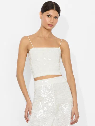 ALICE AND OLIVIA CERESI EMBELLISHED TOP