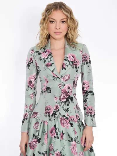 ALICE AND OLIVIA IANA SCULPTED BLAZER