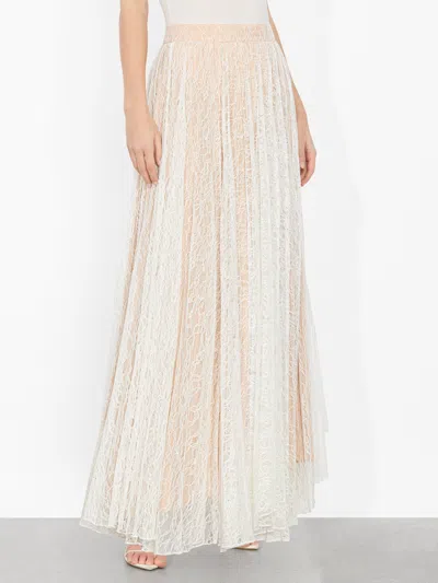 ALICE AND OLIVIA KATZ PLEATED MAXI SKIRT
