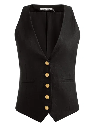 ALICE AND OLIVIA MAZIE SLIM VEST
