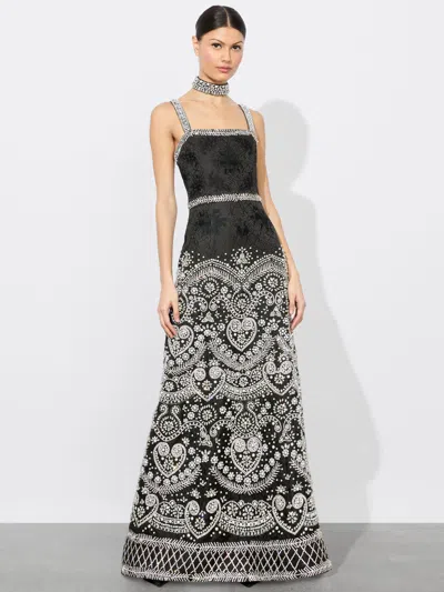 ALICE AND OLIVIA PAIGE MAXI GOWN