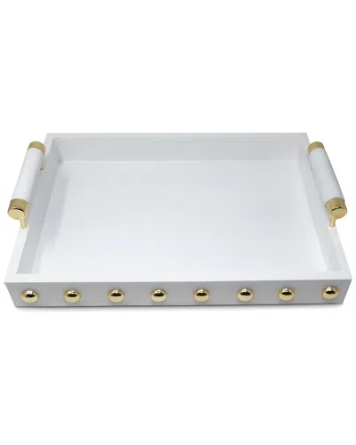 ALICE PAZKUS ALICE PAZKUS BALL DESIGN HIGH GLOSS DECORATIVE TRAY WITH HANDLE