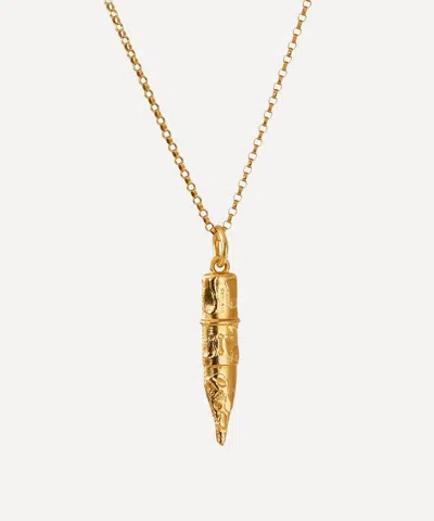 ALIGHIERI ALIGHIERI 24CT GOLD-PLATED MINI ANNOTATOR PENDANT NECKLACE