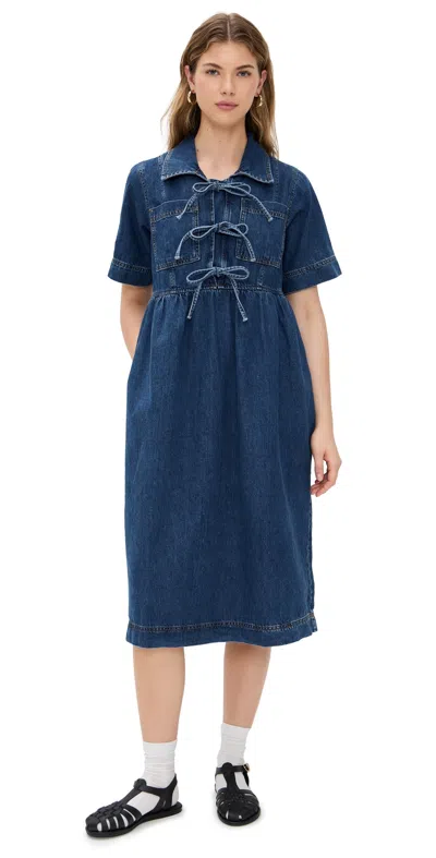 ALIGNE EFFY DRESS MID BLUE