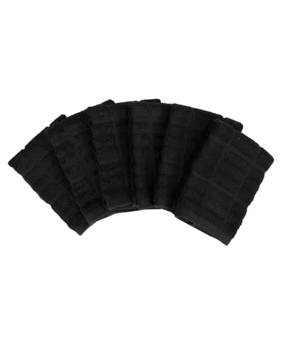 ALL-CLAD SOLID WOVEN DISH CLOTH, SET OF 6