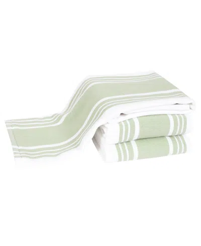 ALL-CLAD STRIPE DUAL SIDED WOVEN KITCHEN TOWEL, SET OF 3