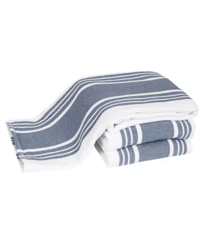 ALL-CLAD STRIPE DUAL SIDED WOVEN KITCHEN TOWEL, SET OF 3