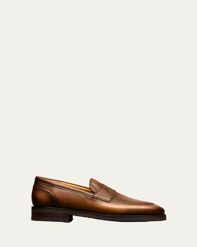 ALLEN EDMONDS RESERVE MEN'S ROMAN GRAINED LEATHER PENNY LOAFERS