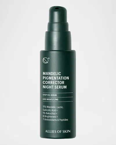 ALLIES OF SKIN MANDELIC PIGMENTATION CORRECTOR NIGHT SERUM, 1.01 OZ.