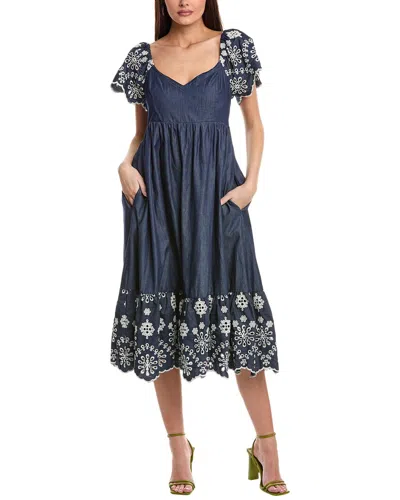 ALLISON ALLISON CLAIRE MIDI DRESS