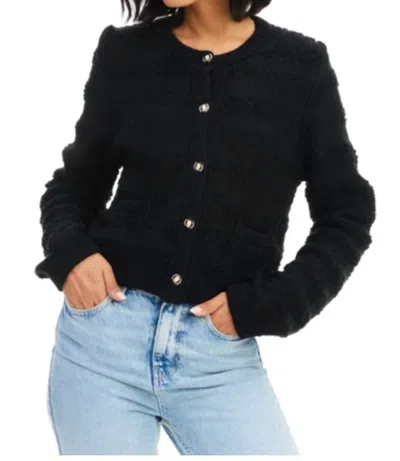 ALLISON NEW YORK LUCY CARDIGAN IN BLACK