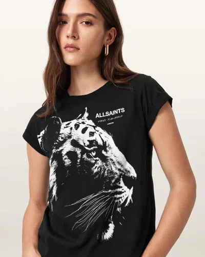 ALLSAINTS COTTON ANNA CREW NECK SHORT SLEEVE T-SHIRT