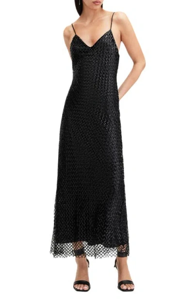 ALLSAINTS ALLSAINTS CHANTELLE SEQUIN SLIPDRESS