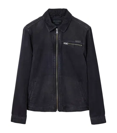 ALLSAINTS CORDUROY-TRIM ROTHWELL JACKET