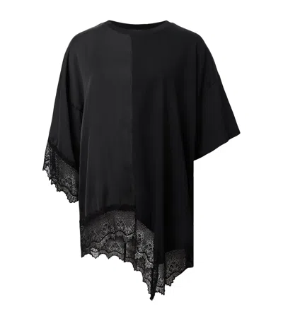 ALLSAINTS COTTON LACE-TRIM LENNY T-SHIRT