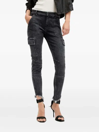 ALLSAINTS DURAN FRAYED CARGO JEANS