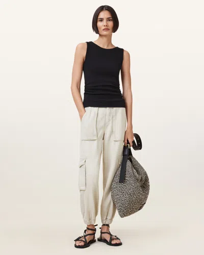 ALLSAINTS LYOCELL FREDA CARGO TROUSERS