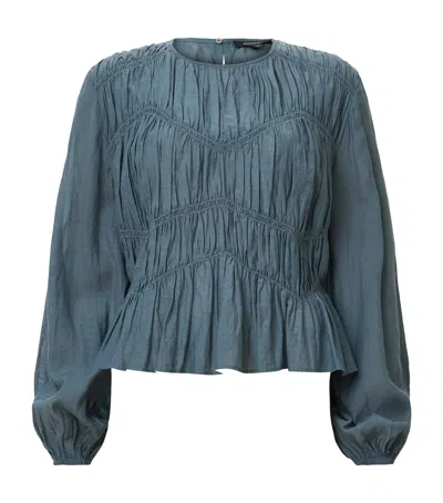 ALLSAINTS GATHERED MELANI BLOUSE