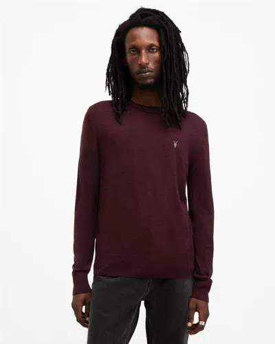 ALLSAINTS ALLSAINTS MODE MERINO CREW NECK RAMSKULL JUMPER