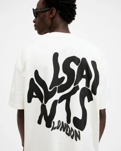 ALLSAINTS ORLANDO LOGO PRINT OVERSIZED T-SHIRT