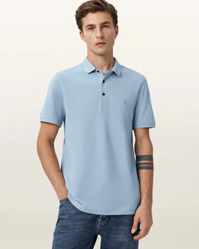 ALLSAINTS COTTON REFORM SHORT SLEEVE POLO SHIRT