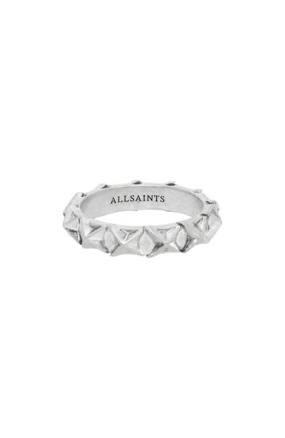 ALLSAINTS SQUARE STUD RING