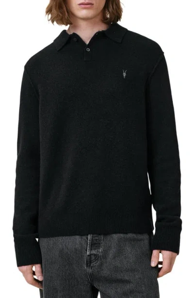 ALLSAINTS ALLSAINTS STATTEN POLO SWEATER