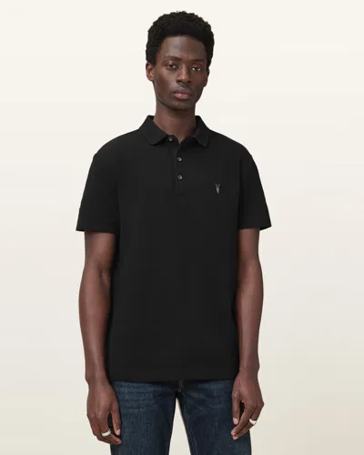 ALLSAINTS ALLSAINTS THEO SHORT SLEEVE KNITTED POLO,