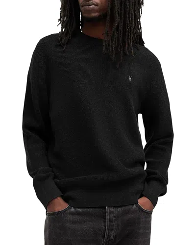 ALLSAINTS WAFFLE CREWNECK SWEATER