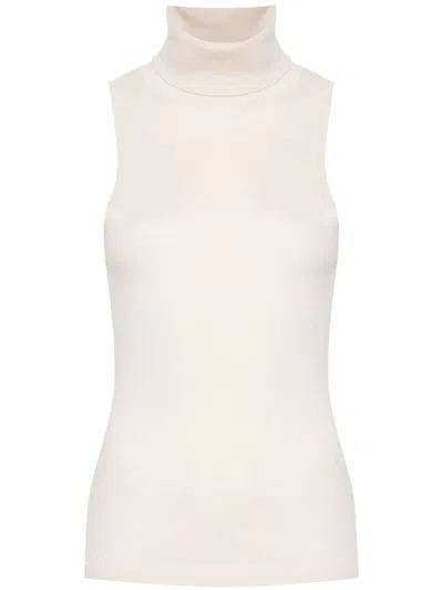 ALLUDE ROLL-NECK TOP