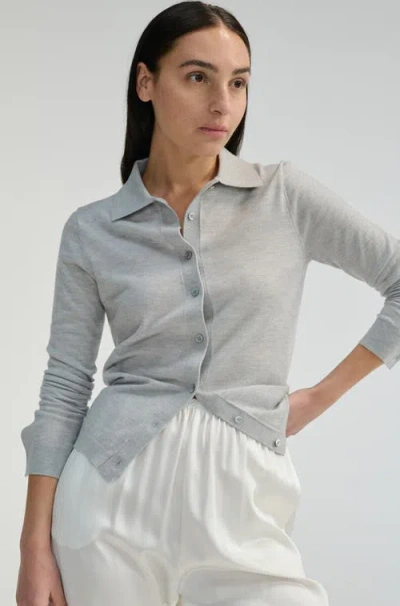ALMINA CONCEPT ALMINA CONCEPT BUTTON UP KNIT TOP