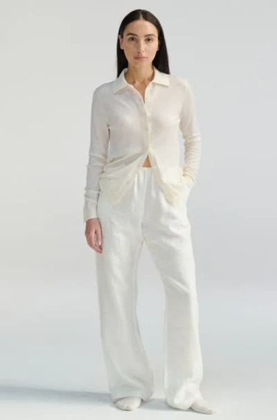 ALMINA CONCEPT ALMINA CONCEPT BUTTON UP KNIT TOP