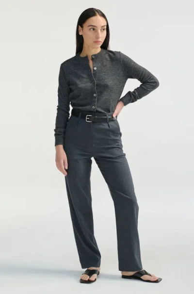 ALMINA CONCEPT ALMINA CONCEPT CLASSIC CREW WOOL CARDIGAN