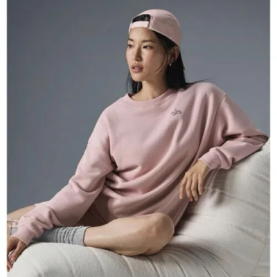 ALO YOGA ALO ACCOLADE CREW NECK PULLOVER SIZE M