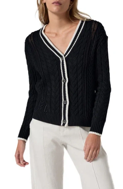 ALP N ROCK ALP N ROCK JOSILYN CABLE STITCH ORGANIC COTTON CARDIGAN