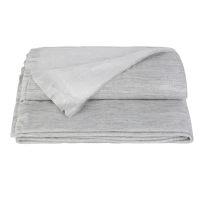 ALPACA LOCA DOUBLE PLAID LIGHT GREY / WHITE