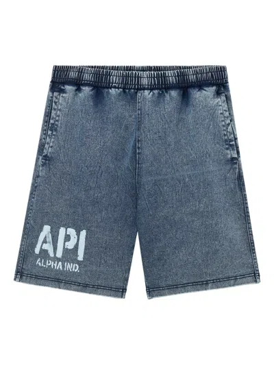 ALPHA INDUSTRIES DENIM SHORTS