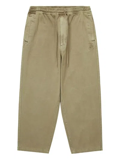 ALPHA INDUSTRIES ELASTICATED-WAIST TROUSERS