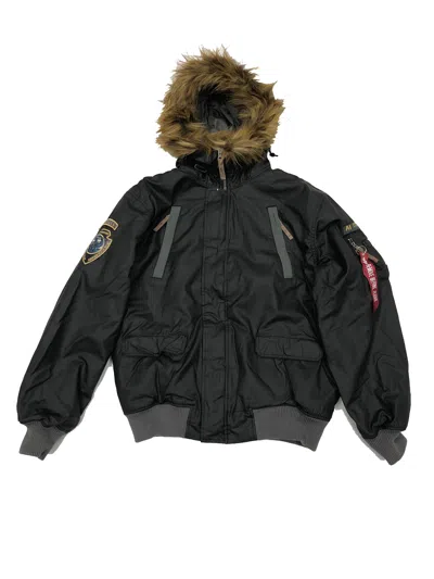 ALPHA INDUSTRIES ALPHA INDUSTRIES HERREN WINTERJACKE MOUNTAIN BLACK