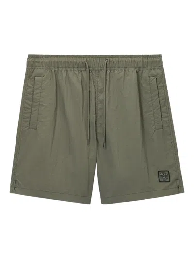 ALPHA INDUSTRIES LOGO-PATCH SHORTS